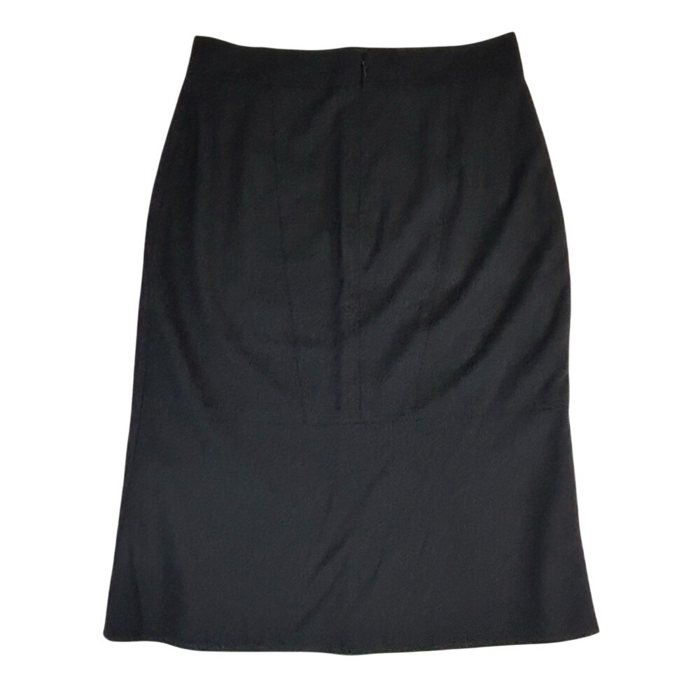 TAHARI Women's Fully Lined Black Skirt Business Chic Zipper Size 10